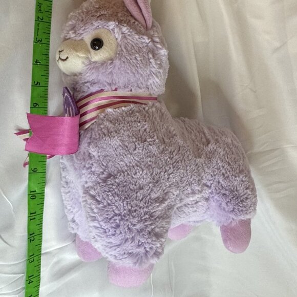 Amuse Macaron Kin Hsing Lavender Alpaca Plush 14"x12 " NWT I Love You Sweet - Picture 7 of 8